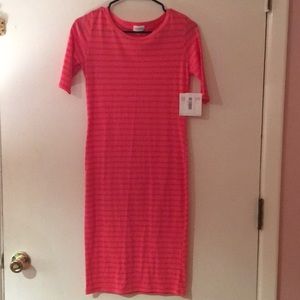 LuLaRoe Julia dress, XS